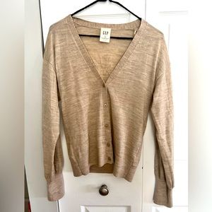 GAP Tan Women's Cardigan Sweater